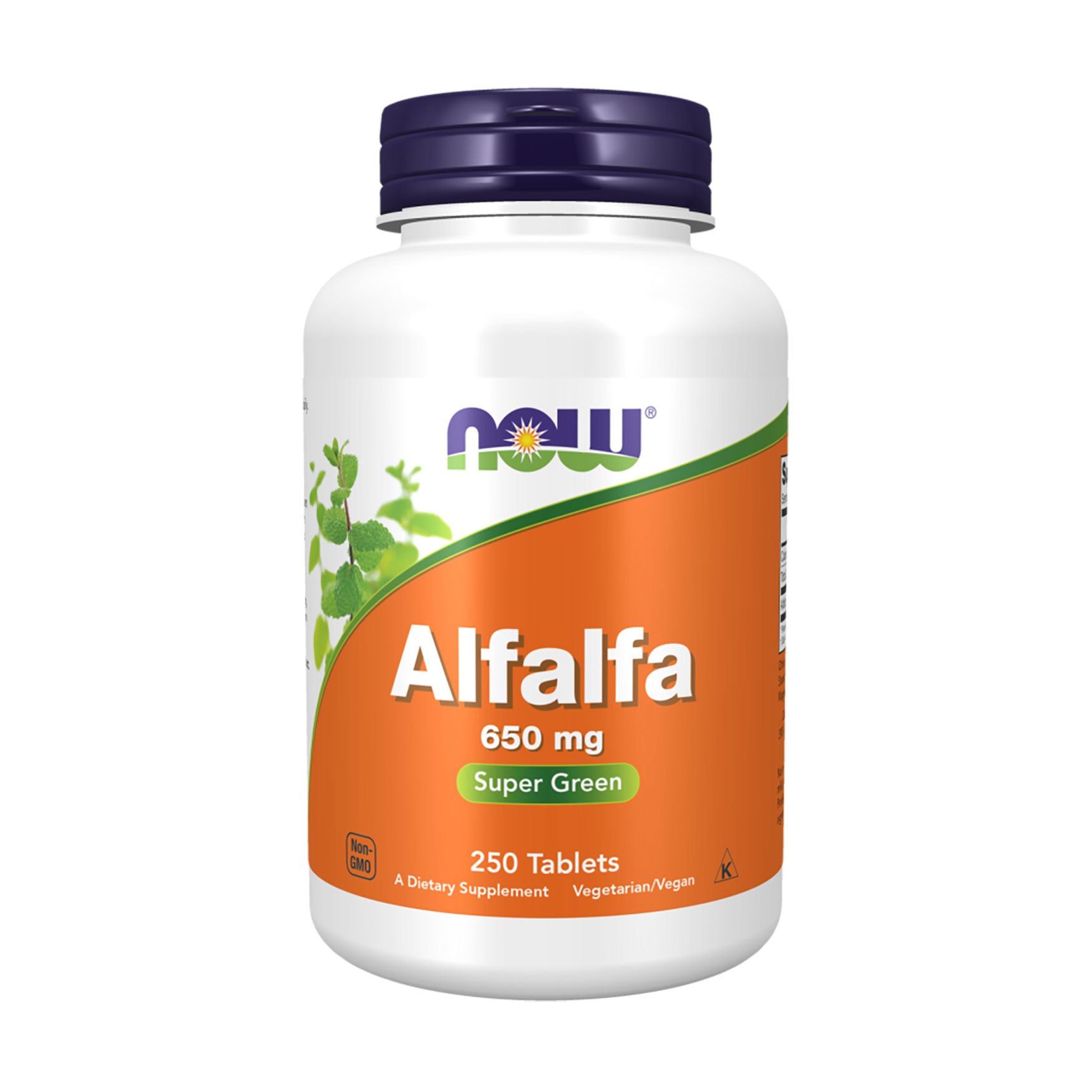 Люцерна NOW Foods Alfalfa 650 мг, 250 таблеток